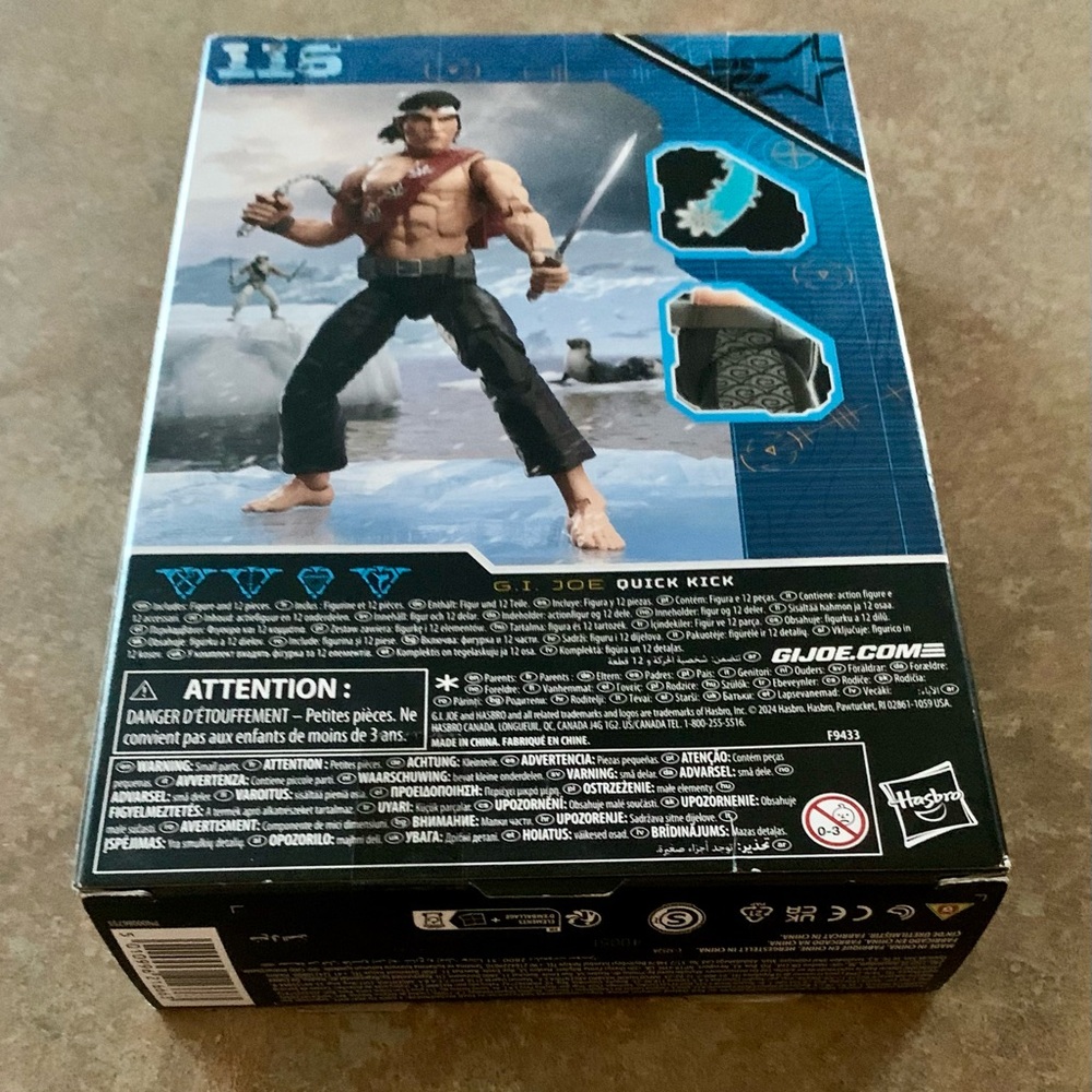 GI Joe Classified Series - Quick Kick #116 Hasbro NEW - Picture 6 of 6